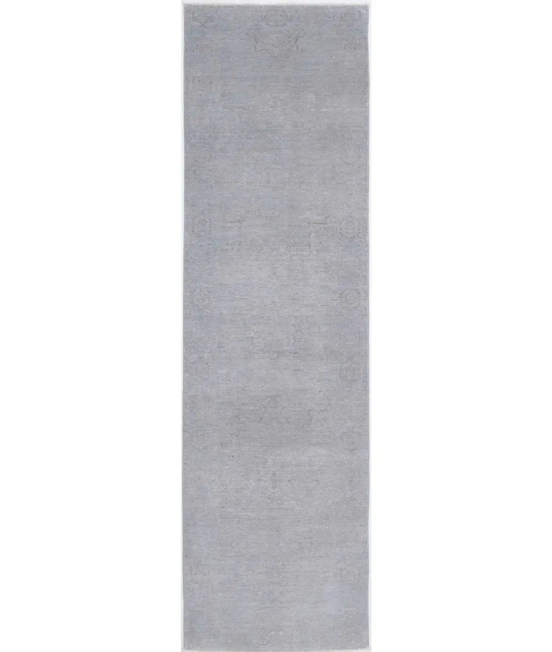 Hand Knotted Overdye Wool Rug - 2'5'' x 9'0''