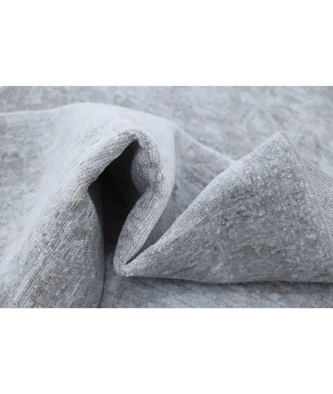 Hand Knotted Overdye Wool Rug - 2'6'' x 9'7''