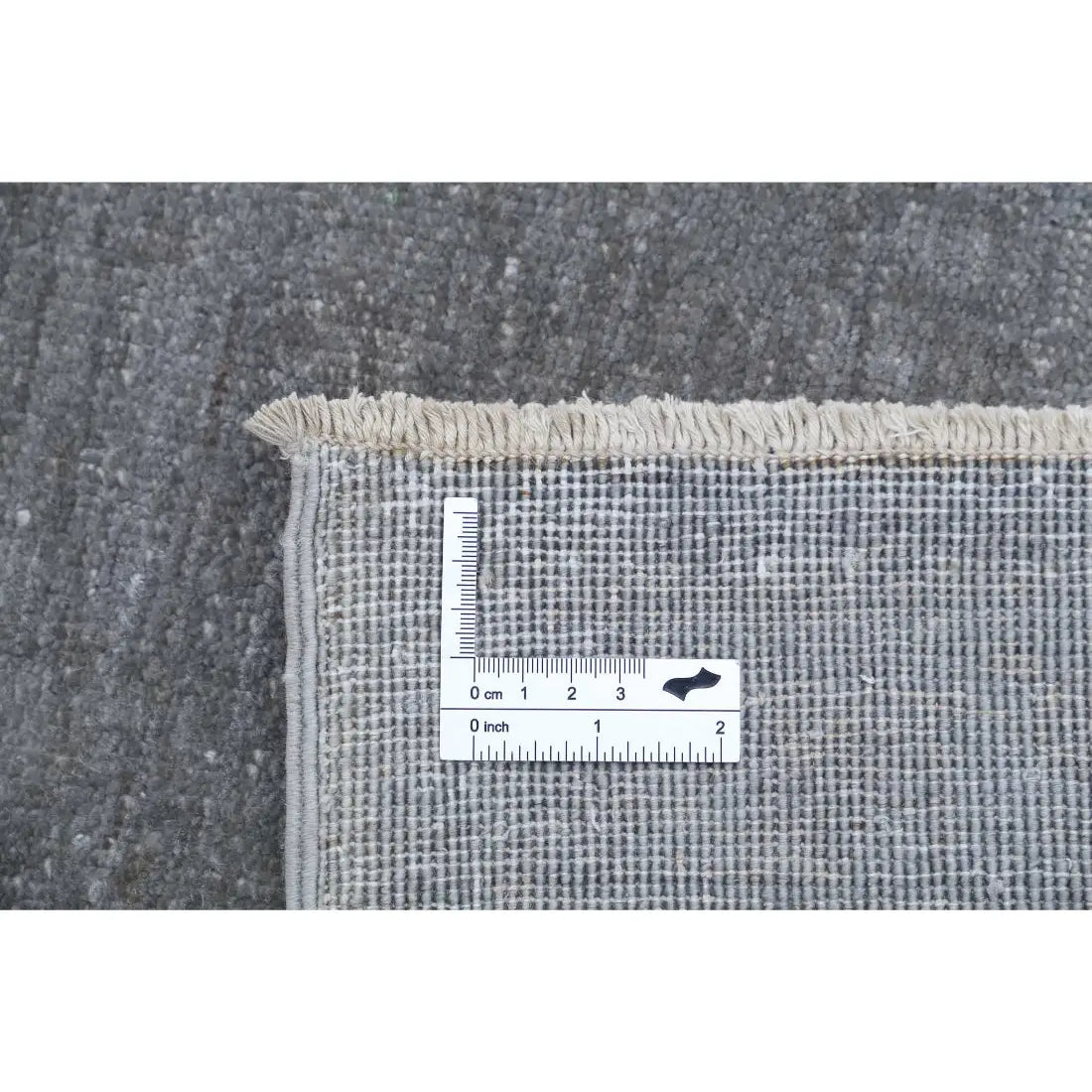 Alfombra de lana sobreteñida anudada a mano - 2'7'' x 4'0''