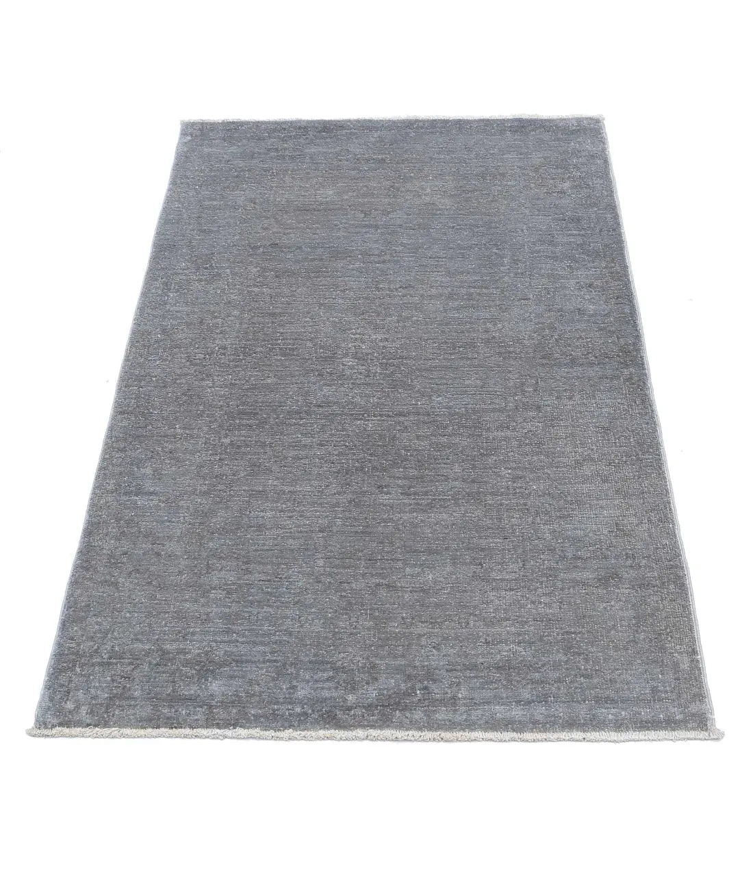 Alfombra de lana sobreteñida anudada a mano - 2'7'' x 4'0''