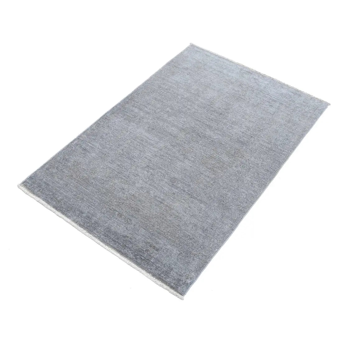 Alfombra de lana sobreteñida anudada a mano - 2'7'' x 4'0''