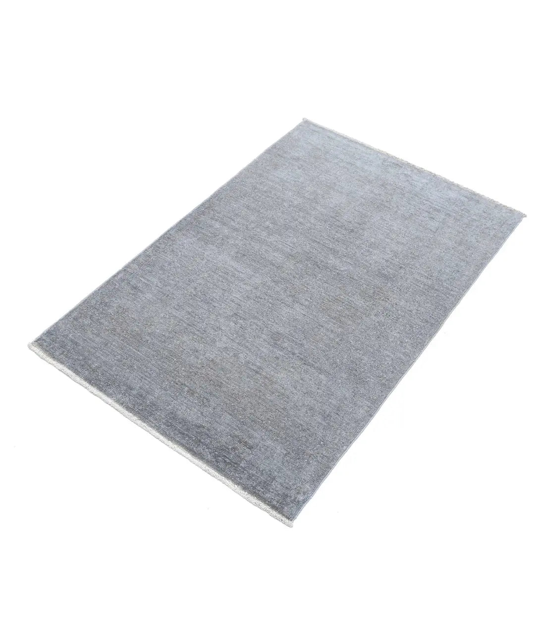 Alfombra de lana sobreteñida anudada a mano - 2'7'' x 4'0''