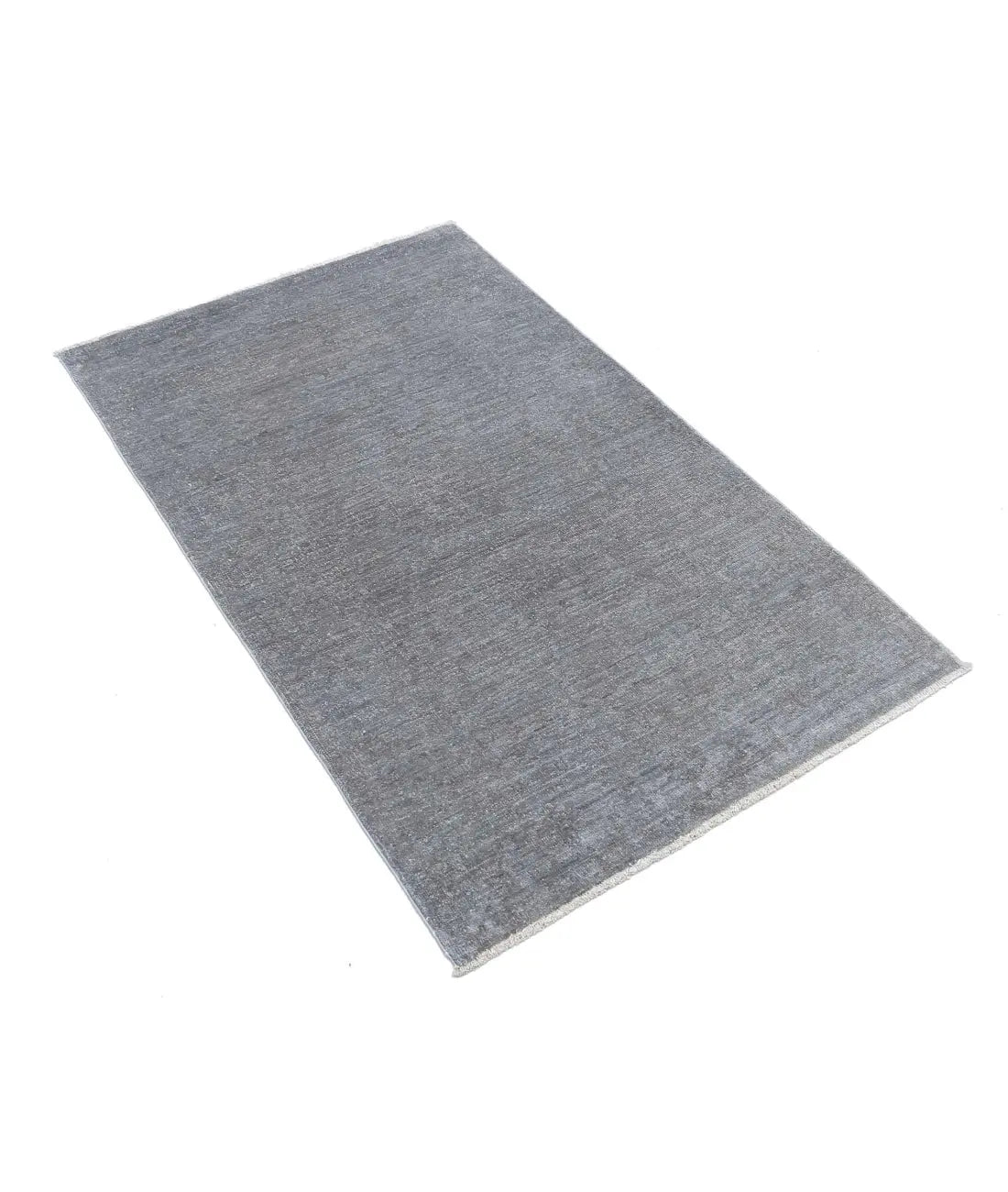 Alfombra de lana sobreteñida anudada a mano - 2'7'' x 4'0''