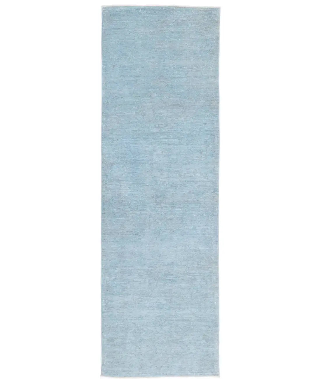 Hand Knotted Overdye Wool Rug - 2'7'' x 9'3''