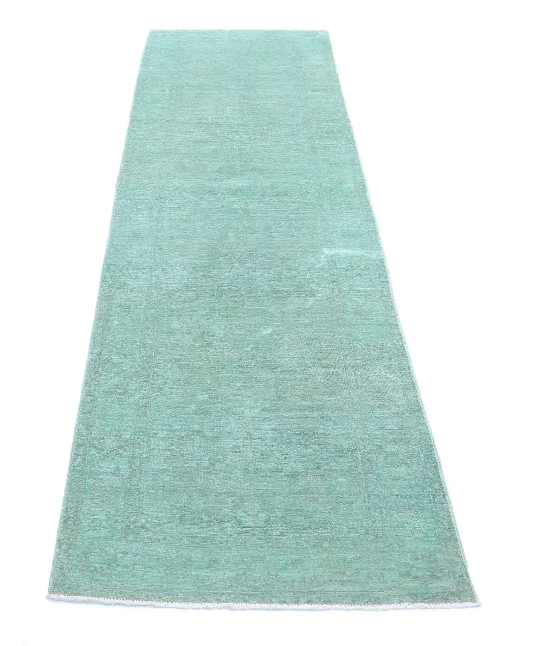 Hand Knotted Overdye Wool Rug - 2'7'' x 9'4'' - Arteverk Rugs Area rug
