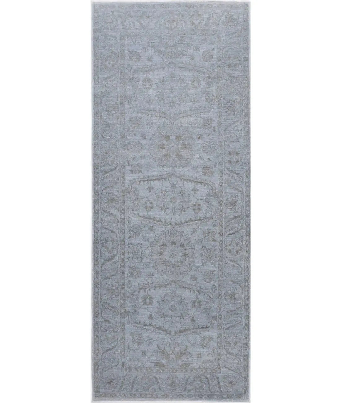 Hand Knotted Overdye Wool Rug - 2'8'' x 6'11''