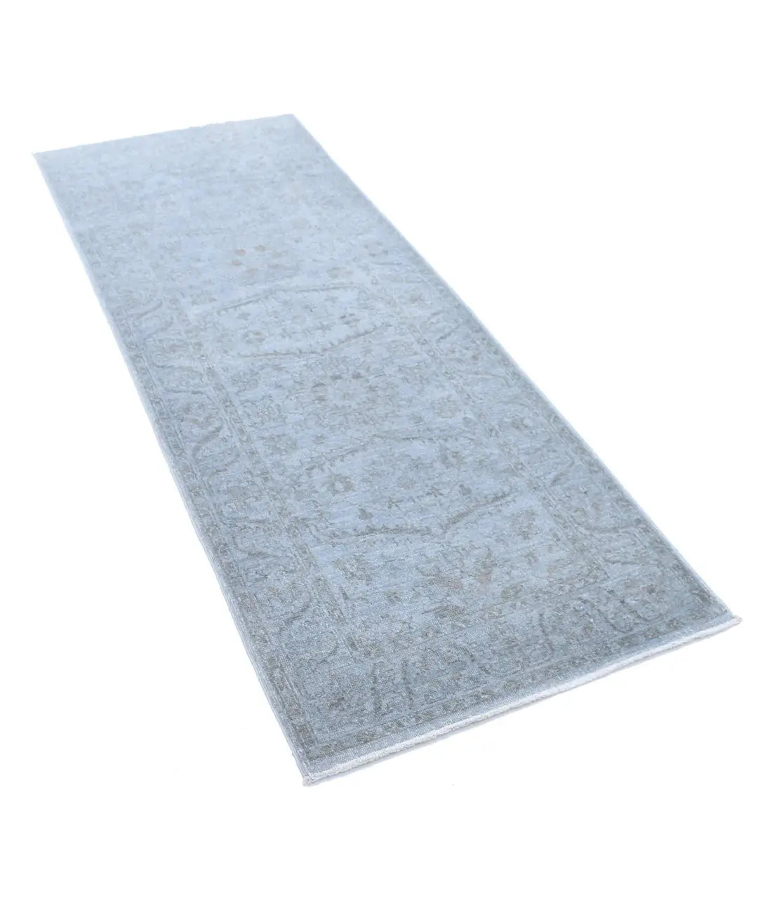 Hand Knotted Overdye Wool Rug - 2'8'' x 6'11'' - Arteverk Rugs Area rug