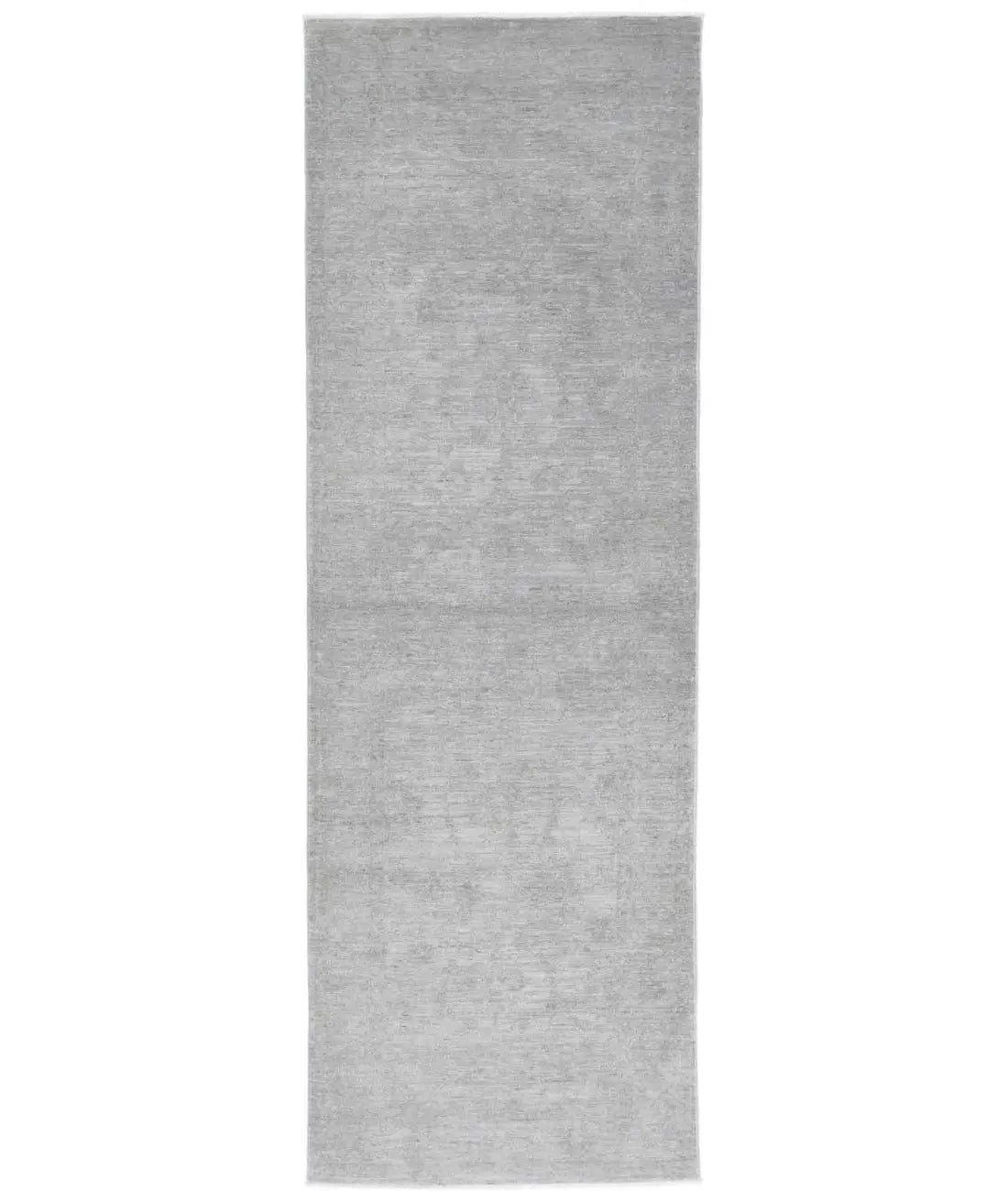 Hand Knotted Overdye Wool Rug - 2'8'' x 8'6''