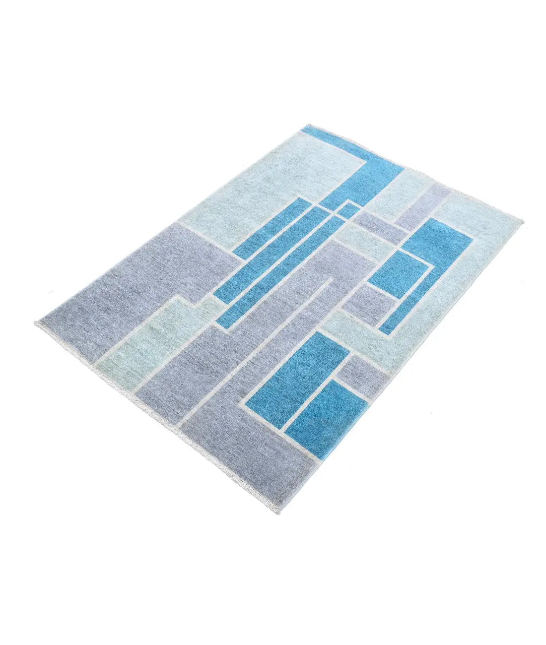Hand Knotted Overdye Wool Rug - 2'9'' x 3'10'' - Arteverk Rugs Area rug