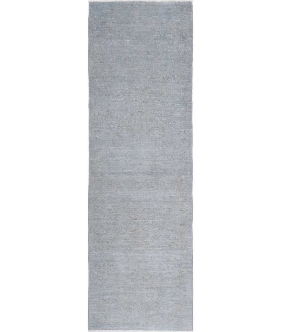 Hand Knotted Overdye Wool Rug - 2'9'' x 9'11''