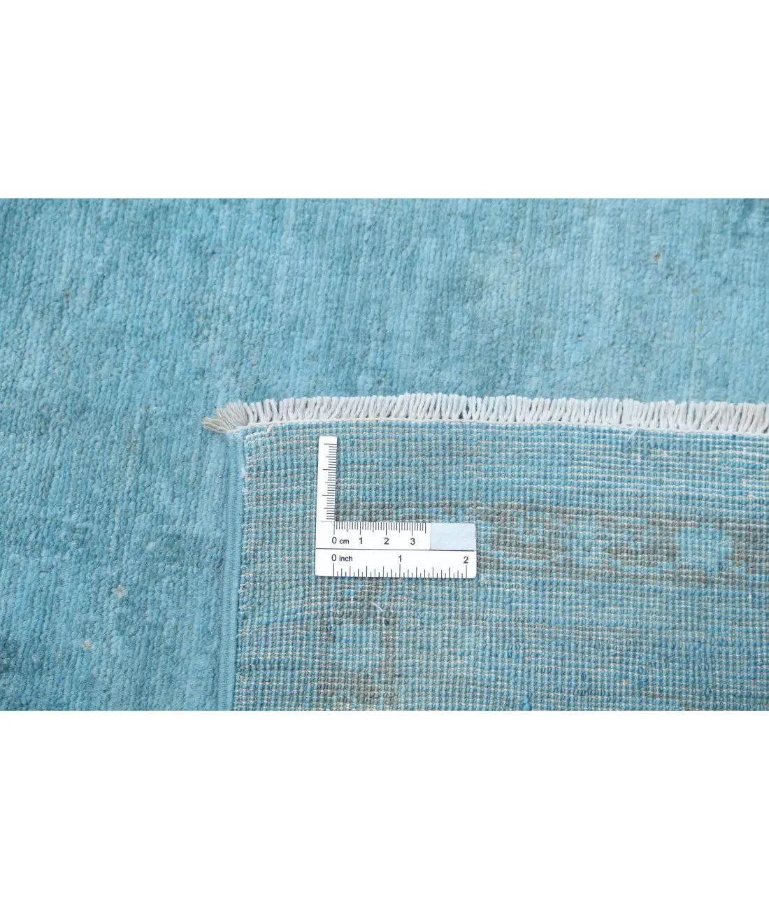 Hand Knotted Overdye Wool Rug - 3'0'' x 7'9''