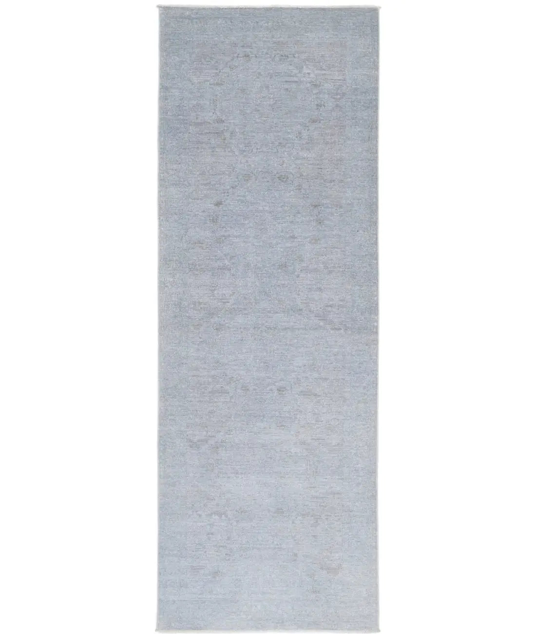 Hand Knotted Overdye Wool Rug - 3'0'' x 9'2''