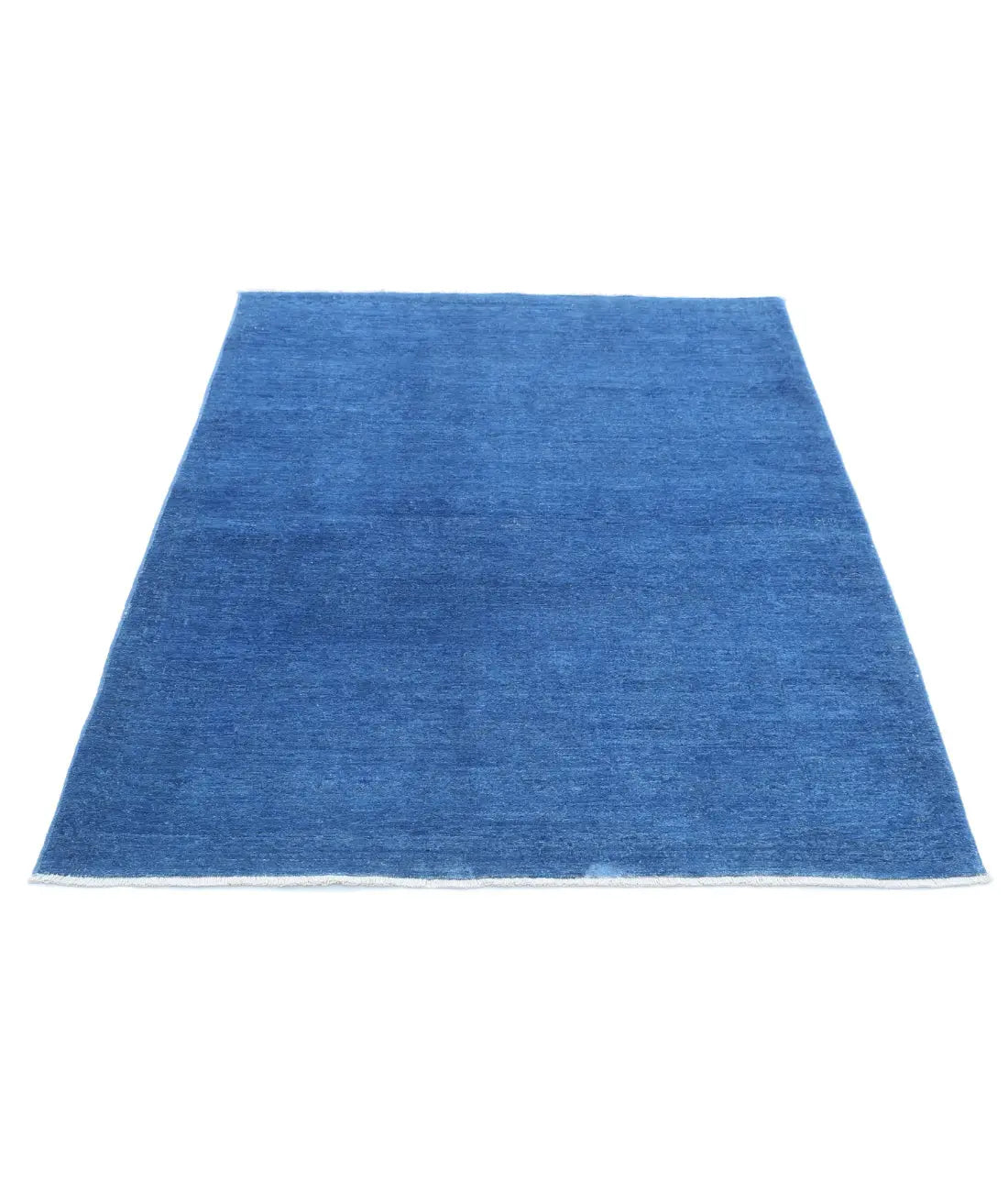 Tapis en laine surteint noué à la main - 3'11'' x 5'2''