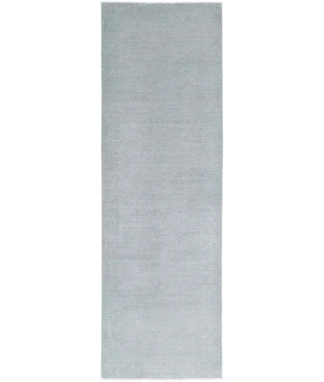 Hand Knotted Overdye Wool Rug - 3'1'' x 11'1''