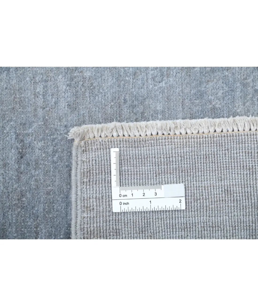 Hand Knotted Overdye Wool Rug - 3'2'' x 9'11''