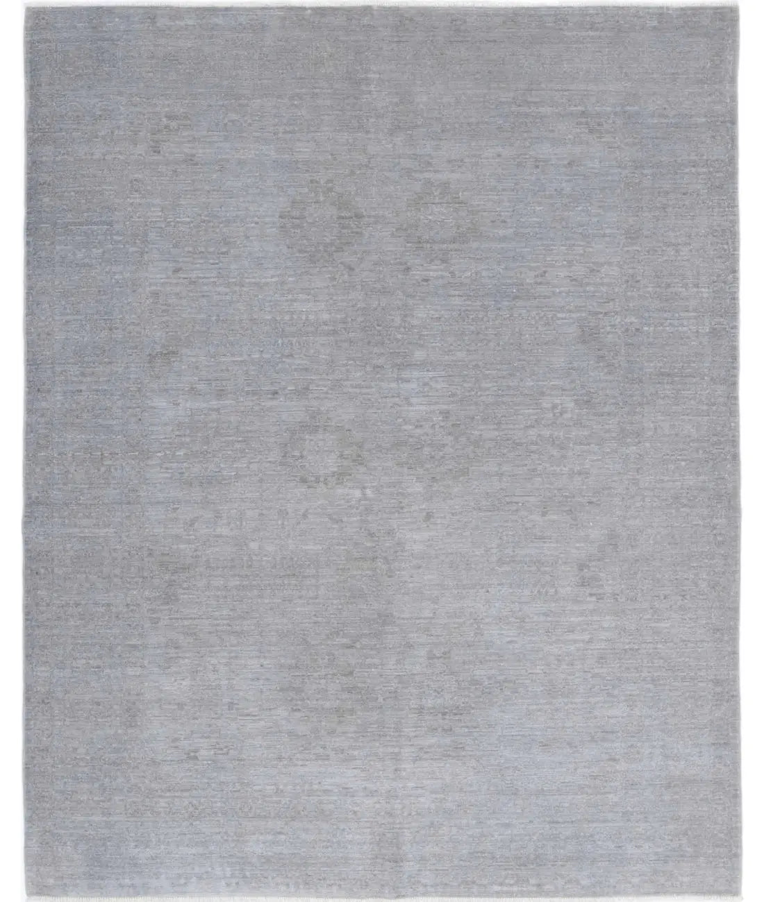 Hand Knotted Overdye Wool Rug - 4'11'' x 6'3''