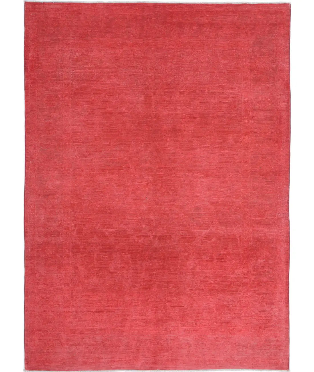 Hand Knotted Overdye Wool Rug - 4'8'' x 6'6''
