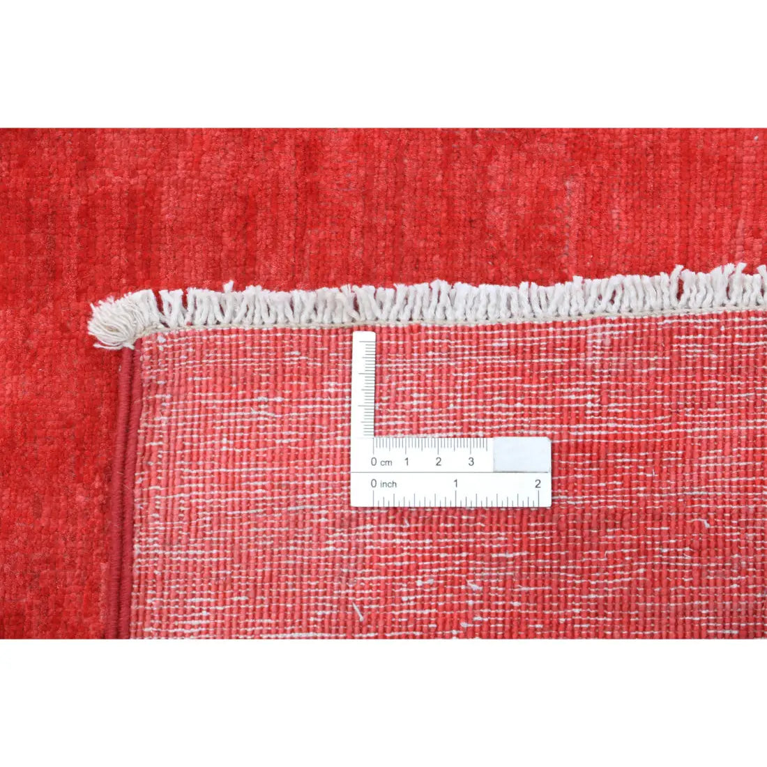 Hand Knotted Overdye Wool Rug - 4'8'' x 6'6''