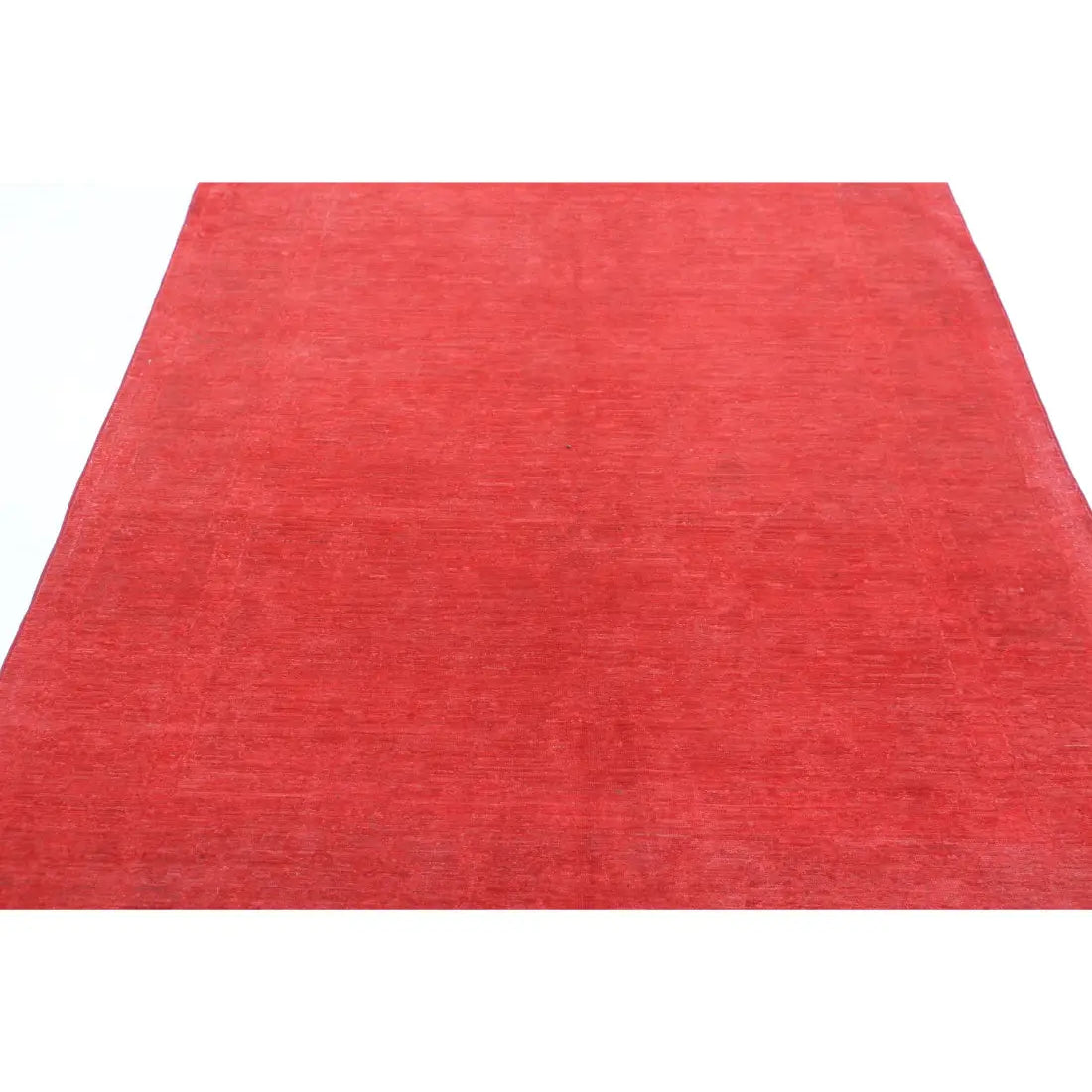 Hand Knotted Overdye Wool Rug - 4'8'' x 6'6''