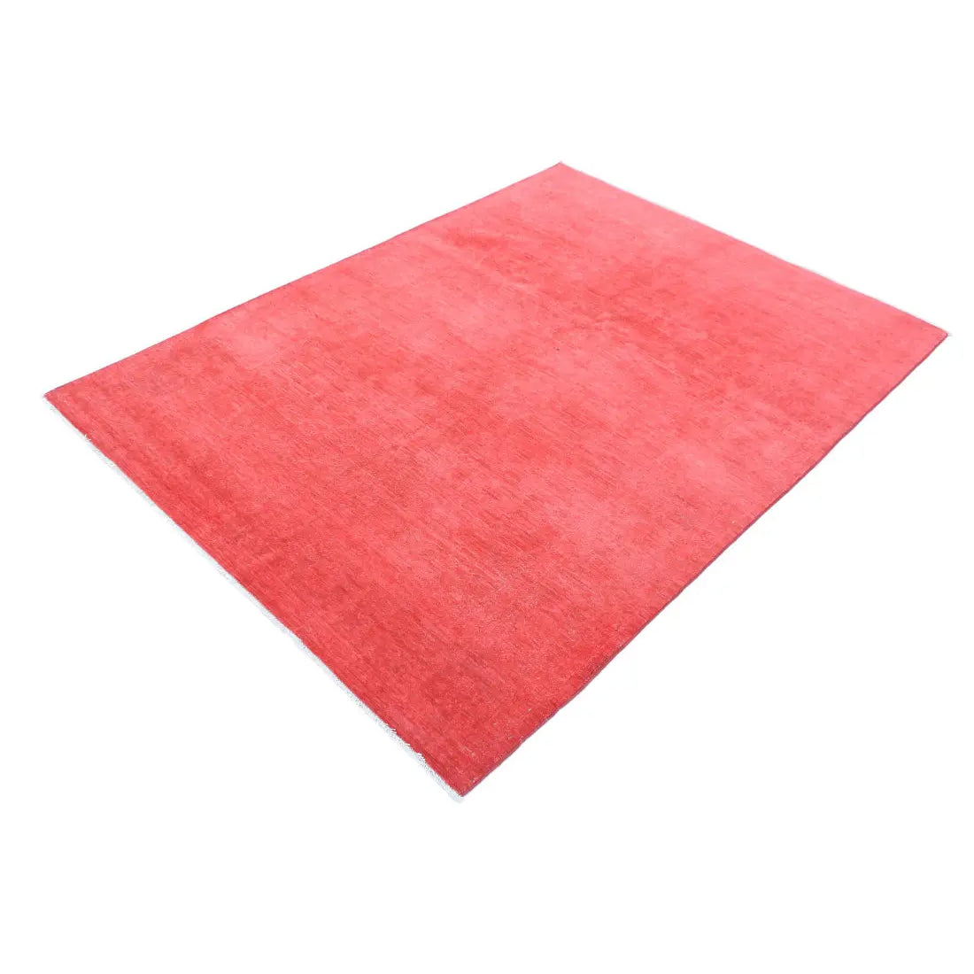 Hand Knotted Overdye Wool Rug - 4'8'' x 6'6''