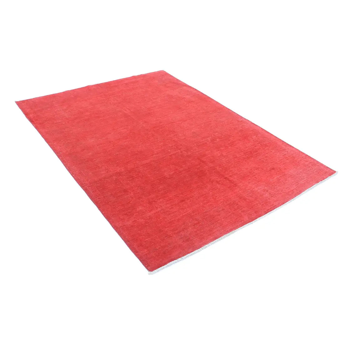 Hand Knotted Overdye Wool Rug - 4'8'' x 6'6''