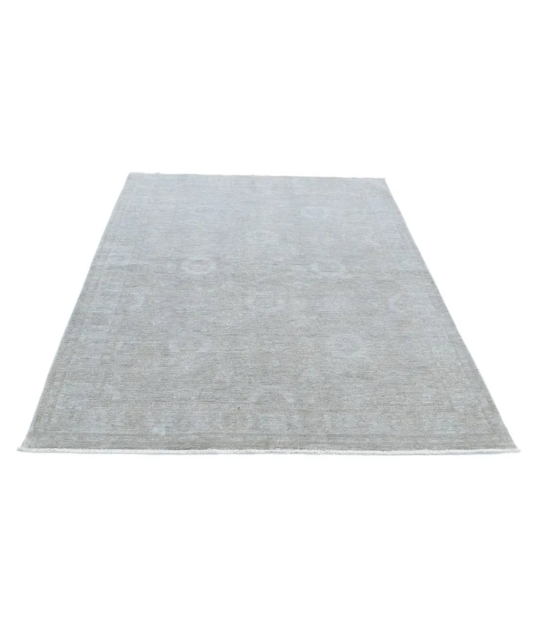 Tapis en laine surteint noué à la main - 4'9'' x 6'5''