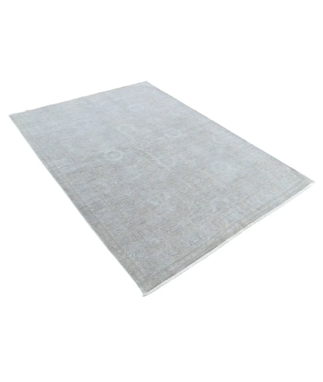 Tapis en laine surteint noué à la main - 4'9'' x 6'5''