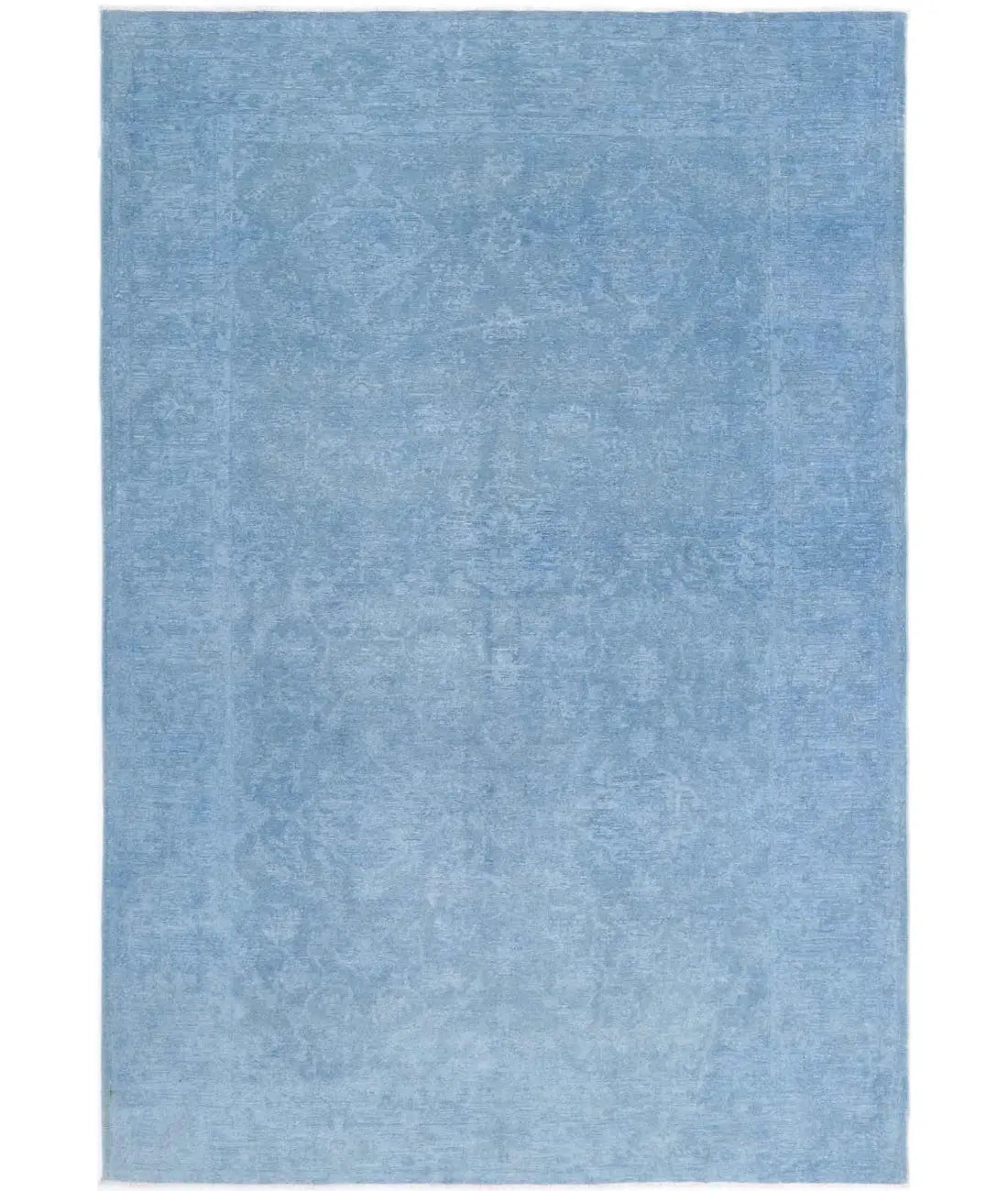 Hand Knotted Overdye Wool Rug - 5'11'' x 8'10''