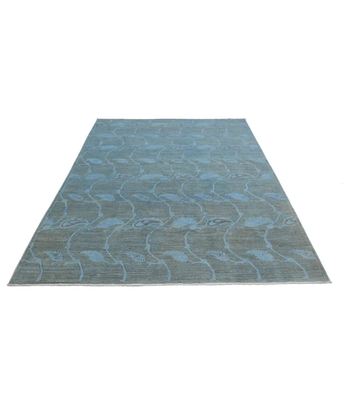 Tapis en laine surteint noué à la main - 5'11'' x 8'2''