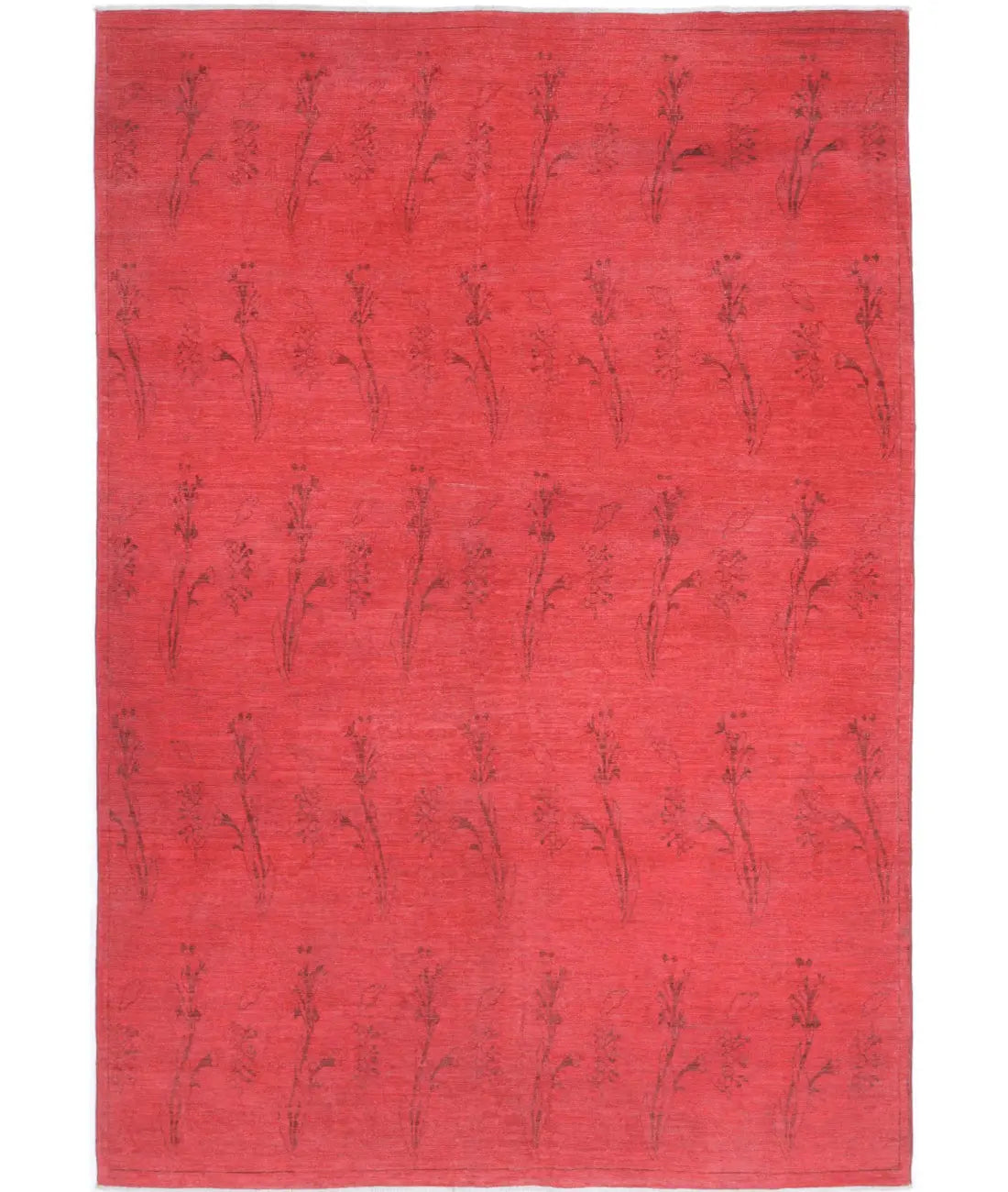 Hand Knotted Overdye Wool Rug - 5'11'' x 8'8''