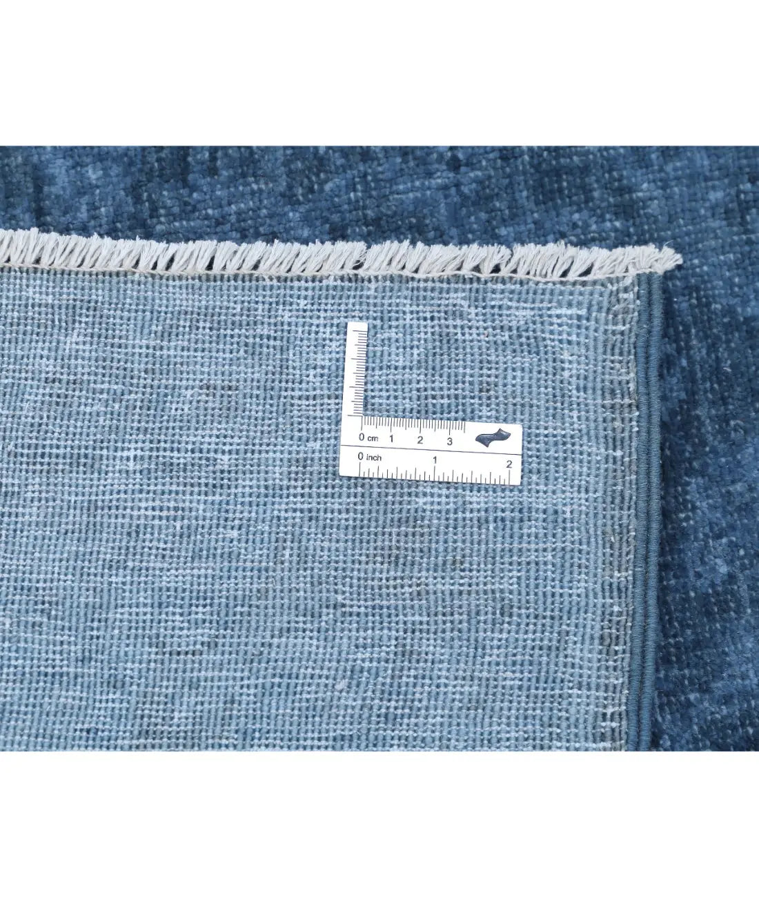 Hand Knotted Overdye Wool Rug - 5'11'' x 9'2''