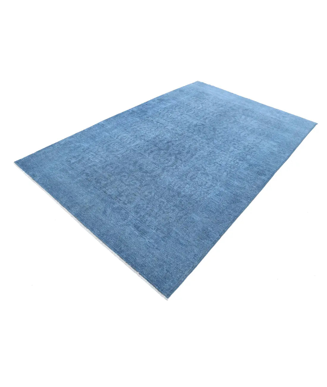 Hand Knotted Overdye Wool Rug - 5'11'' x 9'2'' - Arteverk Rugs Area rug