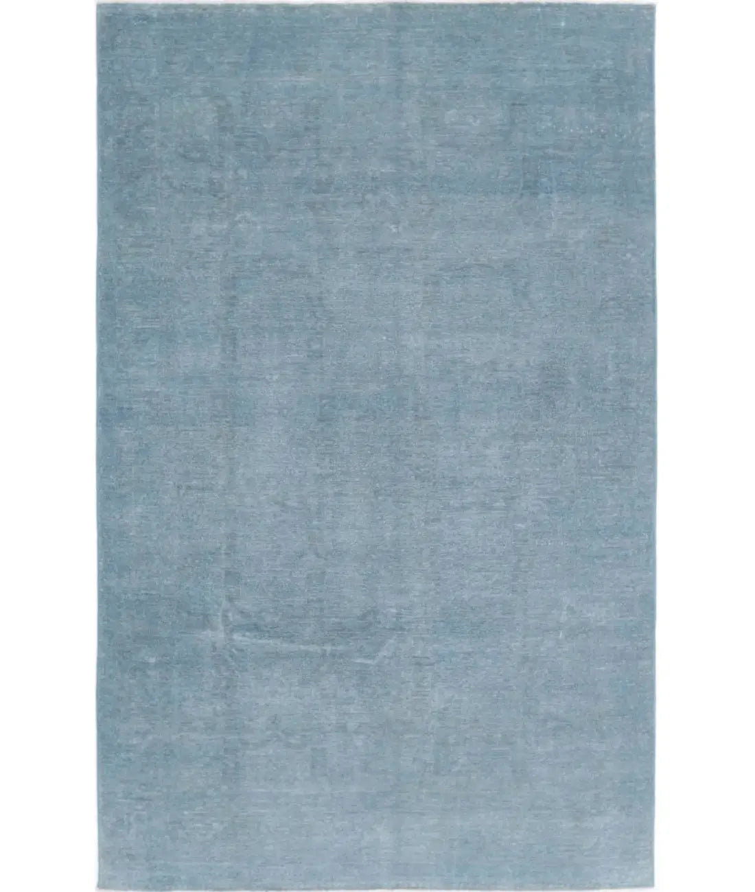 Hand Knotted Overdye Wool Rug - 5'11'' x 9'5''