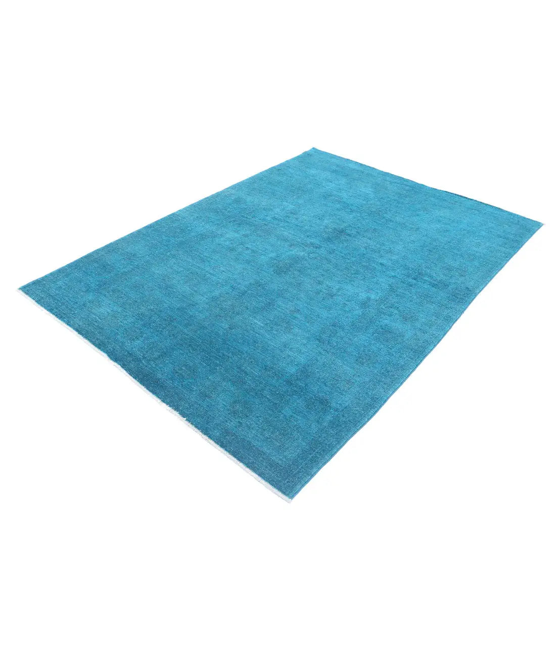 Hand Knotted Overdye Wool Rug - 5'5'' x 7'6'' - Arteverk Rugs Area rug