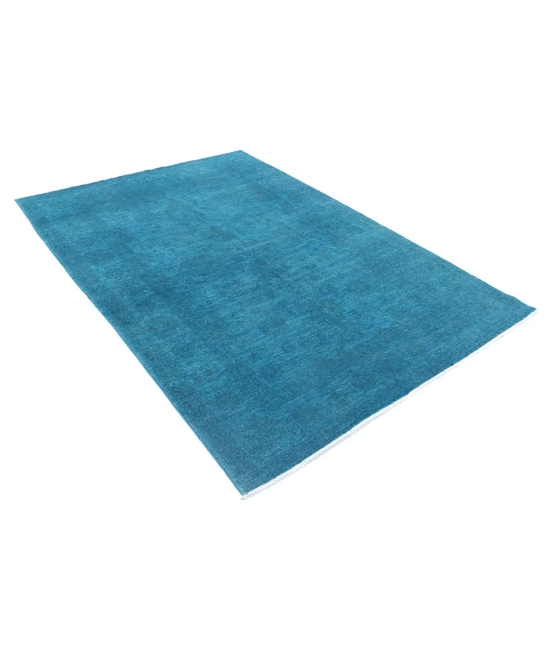 Hand Knotted Overdye Wool Rug - 5'5'' x 7'6'' - Arteverk Rugs Area rug