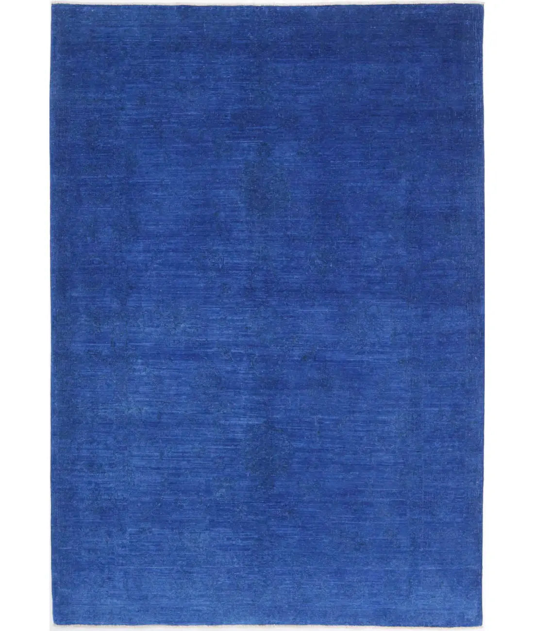 Hand Knotted Overdye Wool Rug - 5'6'' x 8'0''