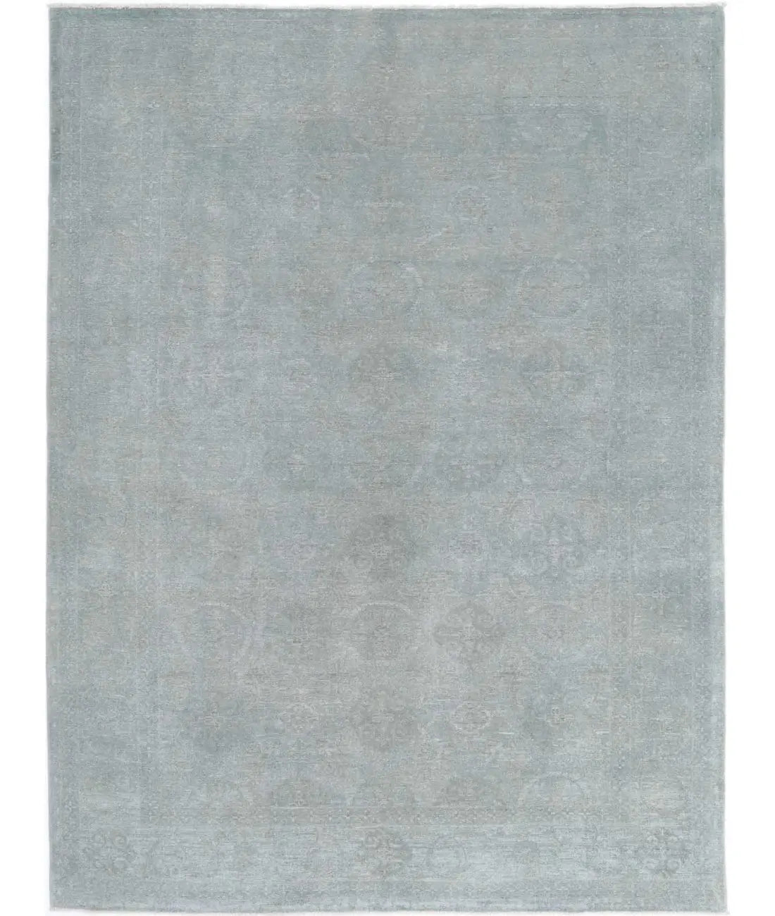 Hand Knotted Overdye Wool Rug - 6'0'' x 8'2''