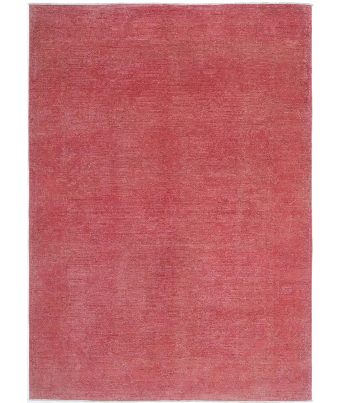 Hand Knotted Overdye Wool Rug - 6'1'' x 8'8''