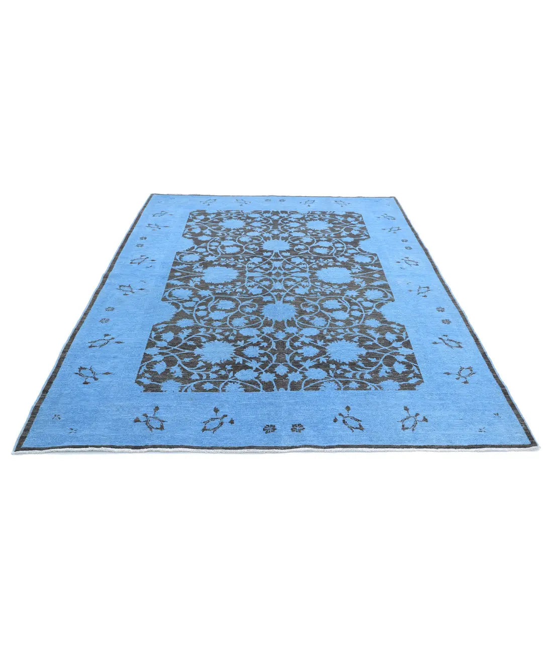 Tapis en laine surteint noué à la main - 6'2'' x 8'1''