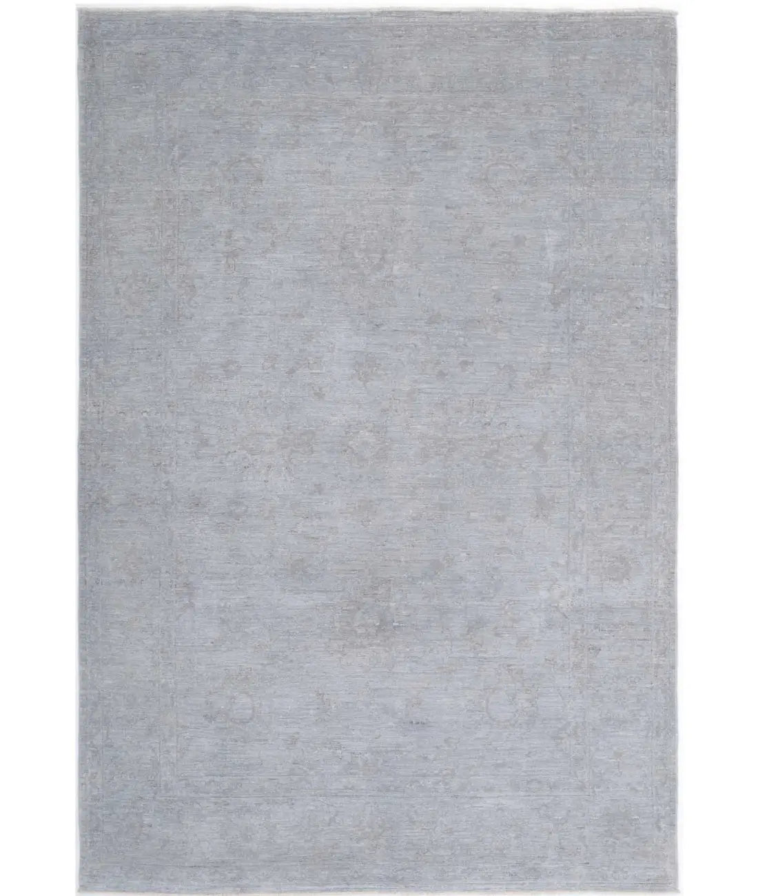 Hand Knotted Overdye Wool Rug - 6'3'' x 9'8''
