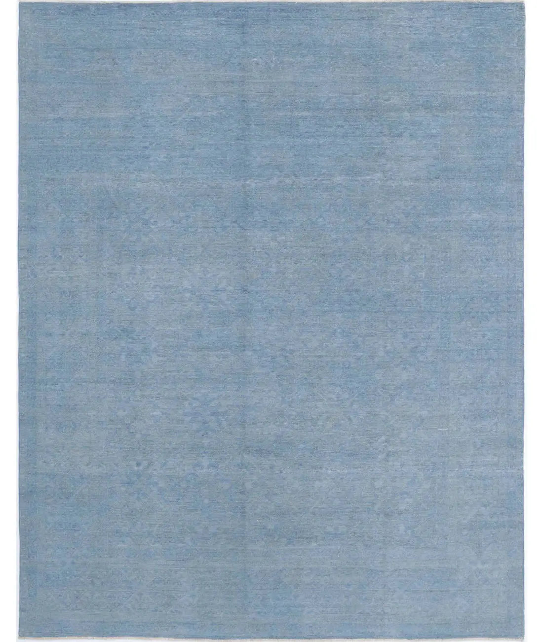 Hand Knotted Overdye Wool Rug - 7'10'' x 10'1''