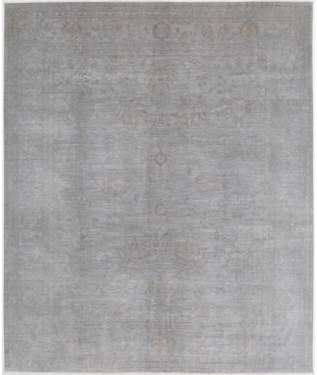 Hand Knotted Overdye Wool Rug - 7'10'' x 9'6'' - Arteverk Rugs Area rug