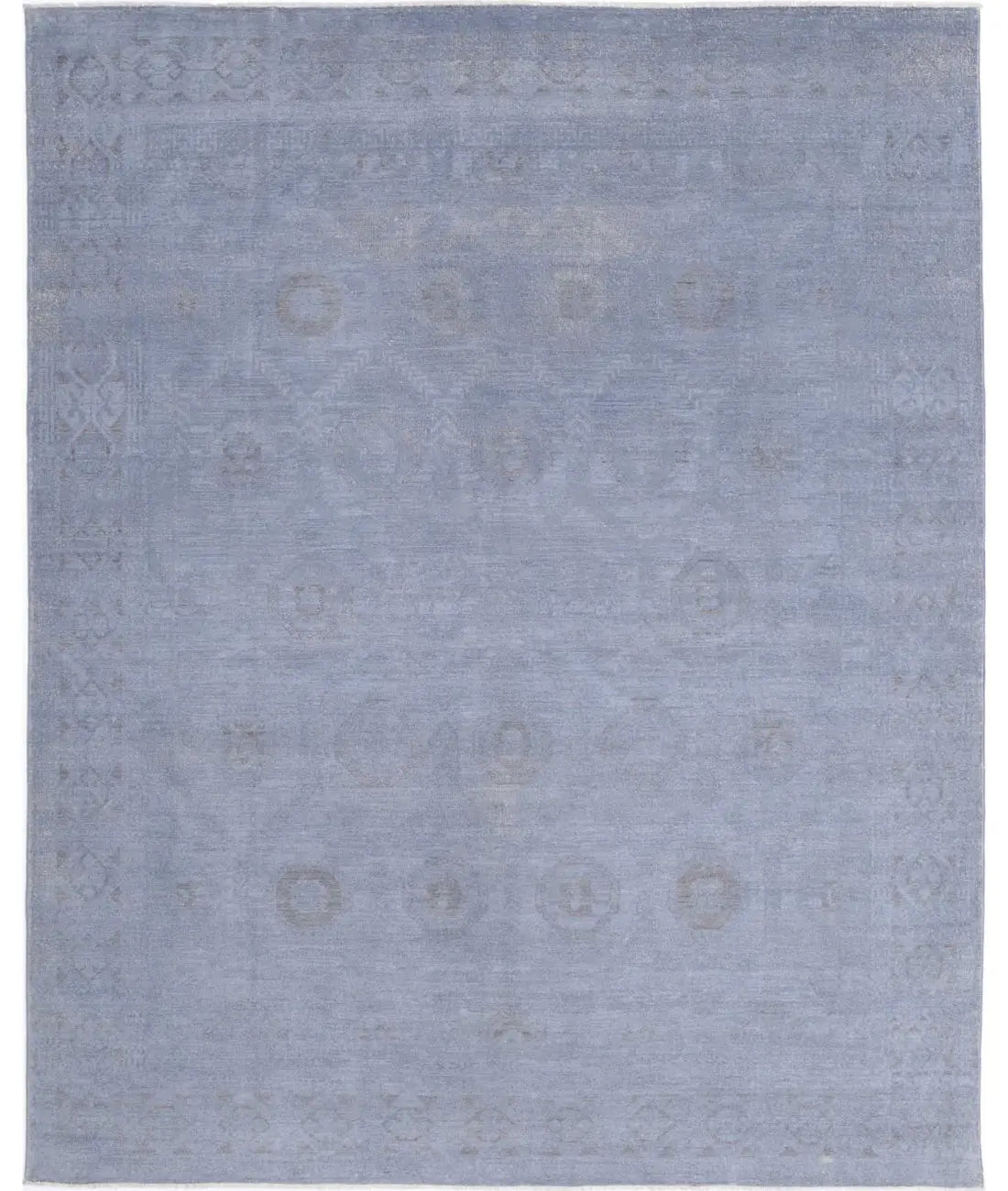 Hand Knotted Overdye Wool Rug - 7'10'' x 9'9'' - Arteverk Rugs Area rug