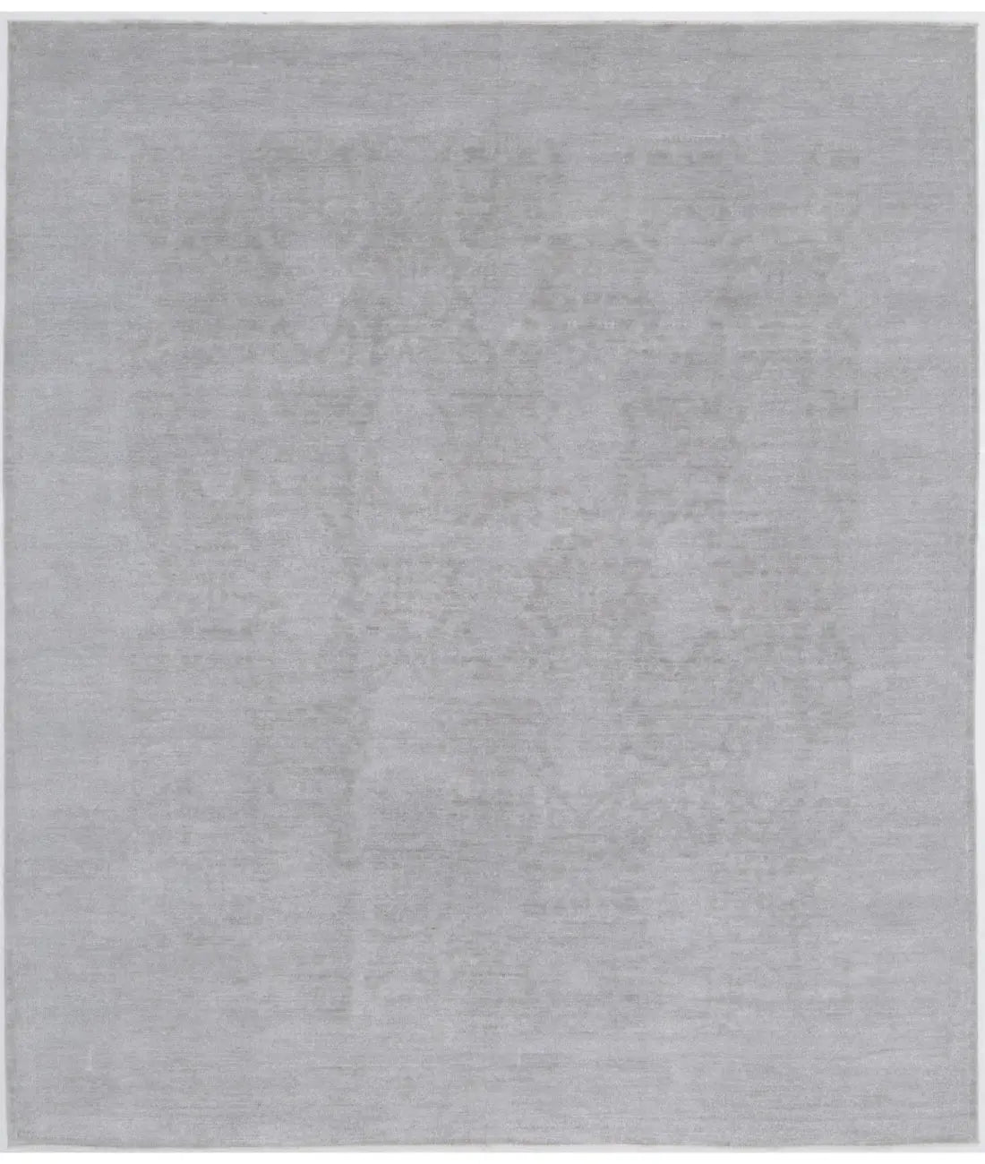 Hand Knotted Overdye Wool Rug - 7'11'' x 9'4''
