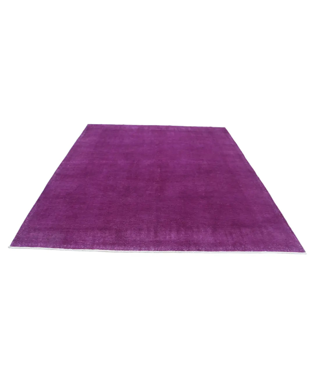 Tapis en laine surteint noué à la main - 7'11'' x 9'4''