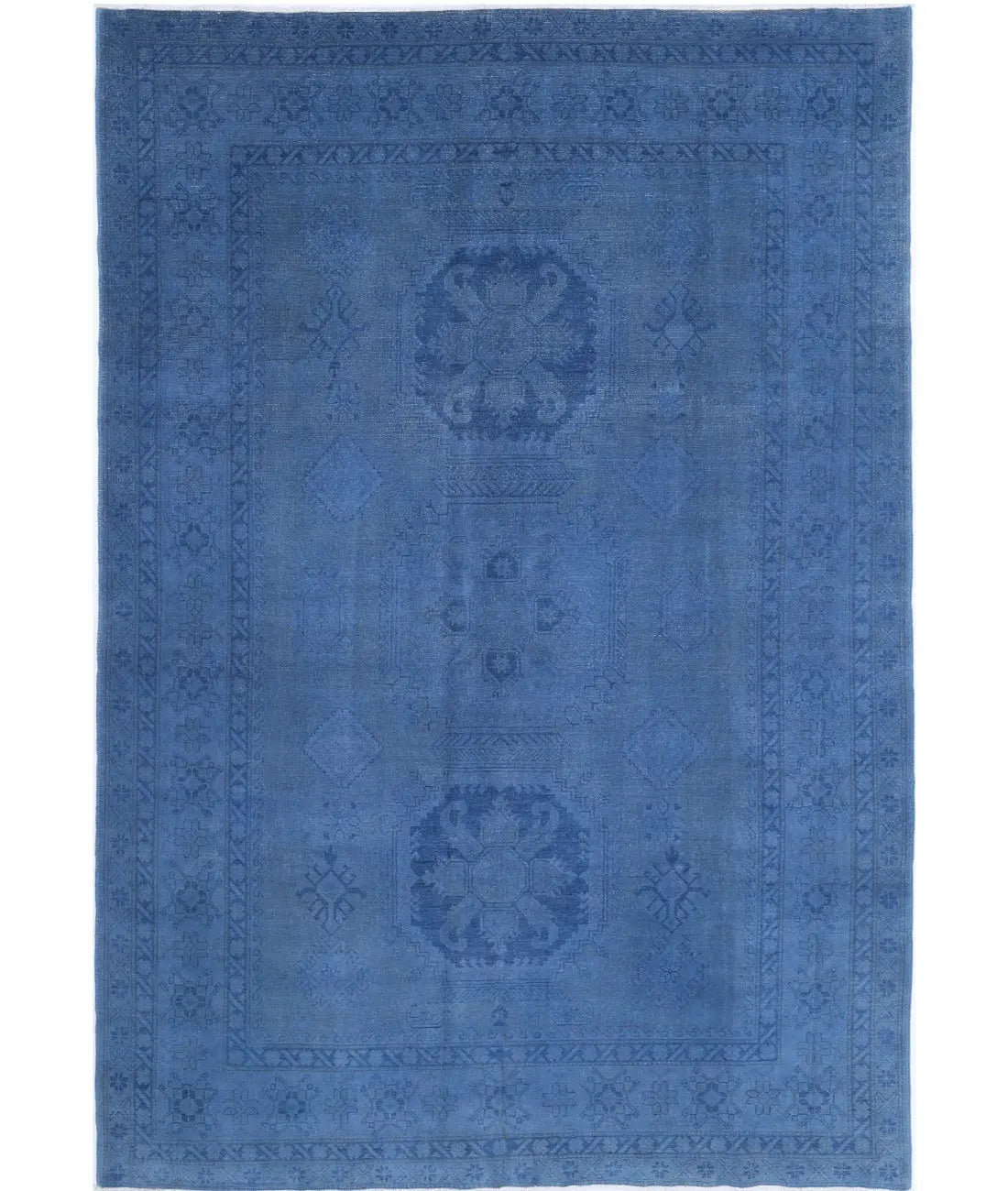 Hand Knotted Overdye Wool Rug - 7'6'' x 10'10''