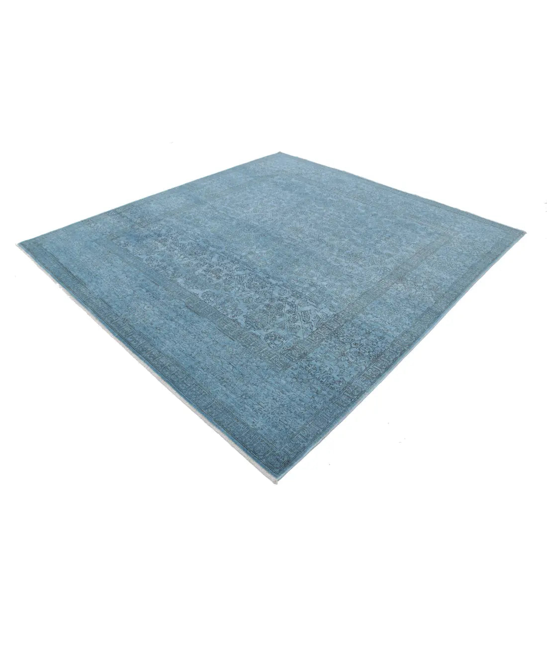 Tapis en laine surteint noué à la main - 7'9'' x 8'5''