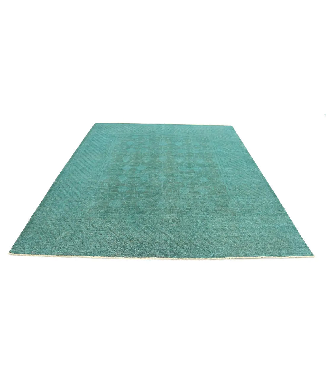 Hand Knotted Overdye Wool Rug - 7'9'' x 9'4'' - Arteverk Rugs Area rug
