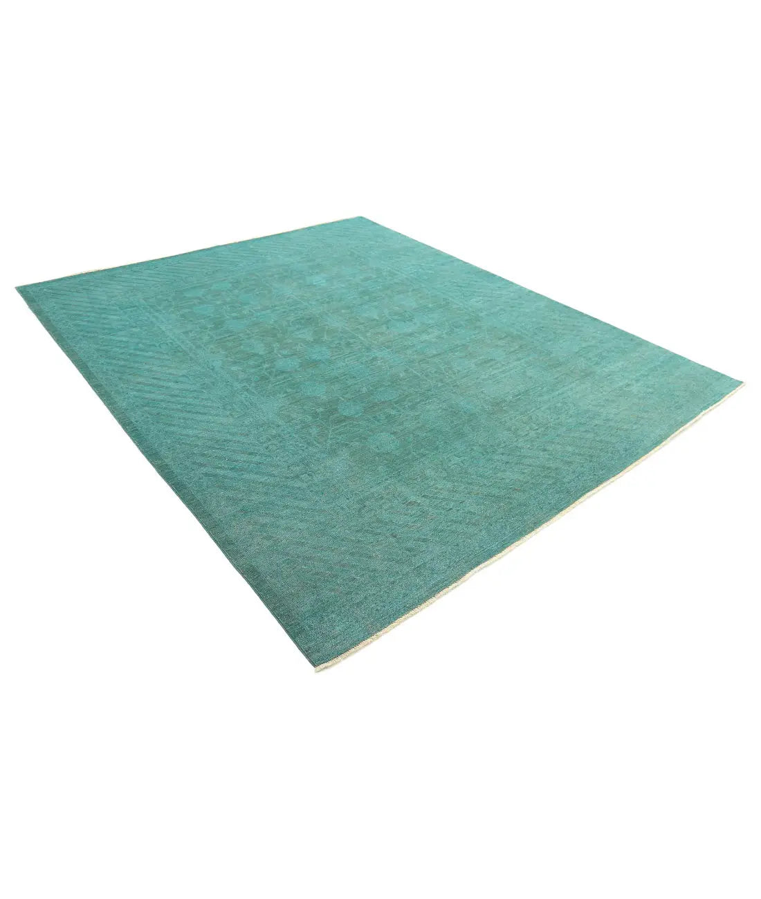 Hand Knotted Overdye Wool Rug - 7'9'' x 9'4'' - Arteverk Rugs Area rug