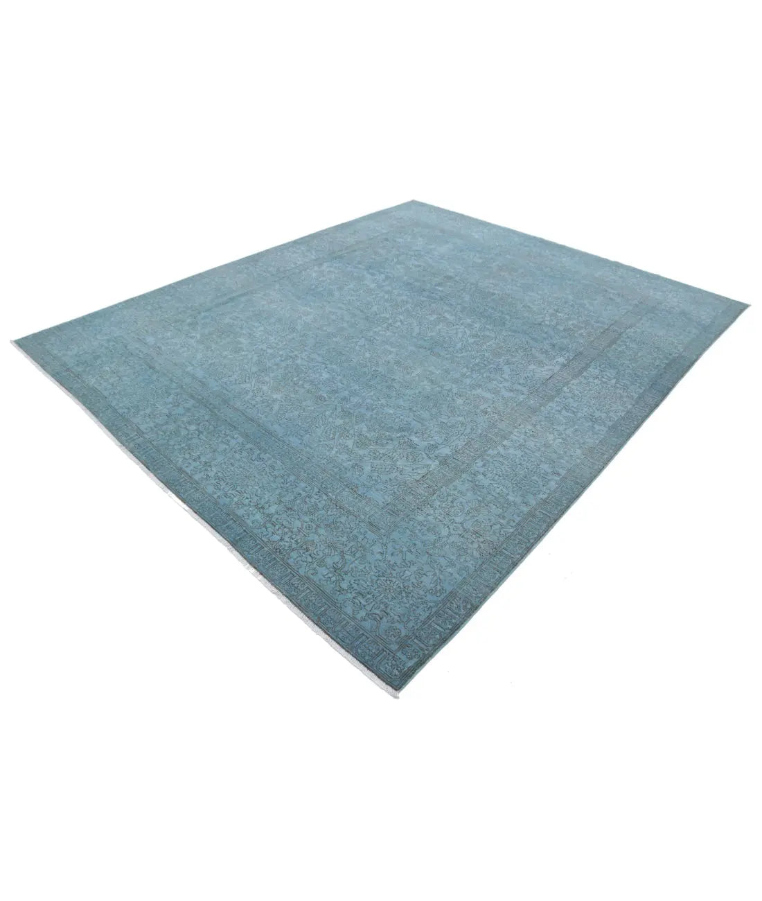 Tapis en laine surteint noué à la main - 8'0'' x 9'8''